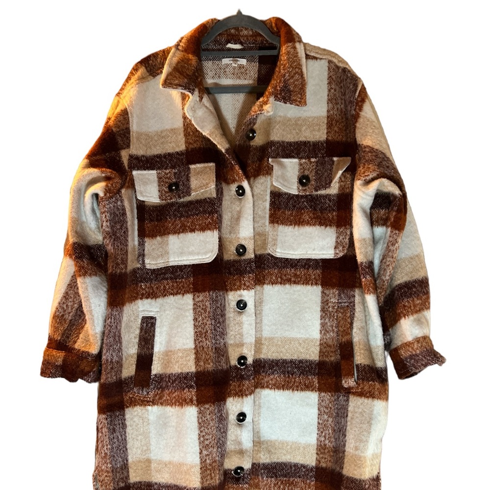 Plaid heavy Shacket
